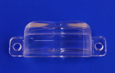 Plastic PMMA or PC High Power Led Optical Lens Design 90 x 45 degree