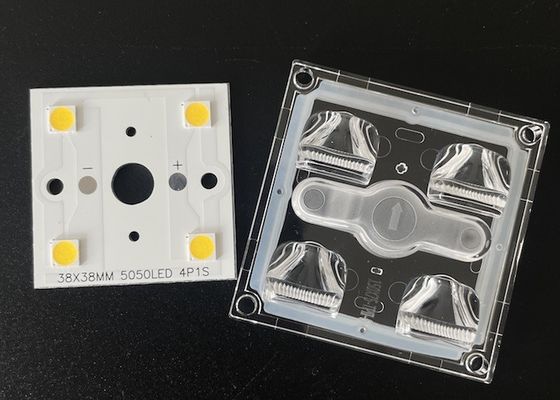 Waterproof led module 10w 15w 4 led 5050SMD LED Board street light lens