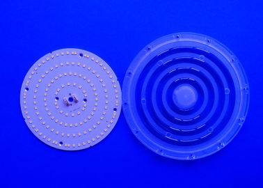 Αγορά Ο υψηλός κόλπος UFO των οδηγήσεων οδήγησε τους φακούς οπτικής, 100W SMD 3030 οδήγησε την ενότητα ανθεκτική ηλεκτρονική κατασκευή