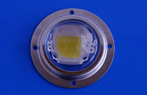 60 Degree 50mm COB Led Glass Lens , LED Optical Lens For Led High bay Light