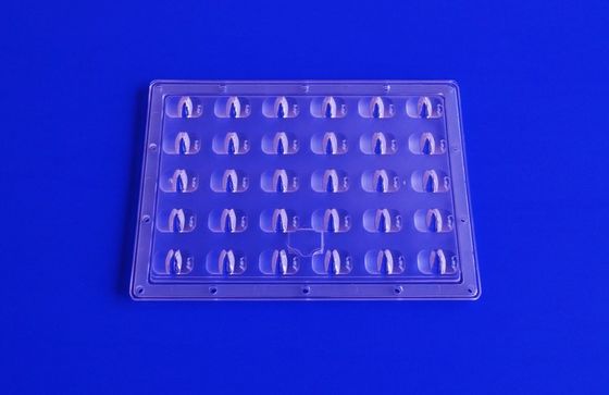 Street Lighting Fittings LED Lens Array Optical PMMA 30W Xpe Lens