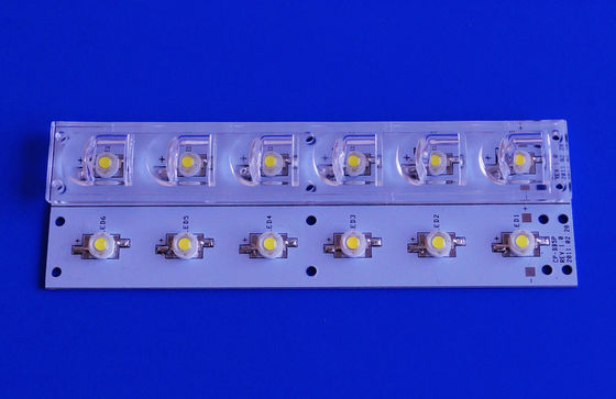 6W Reflector Led Lens Array For Street Lighting With PCB Module