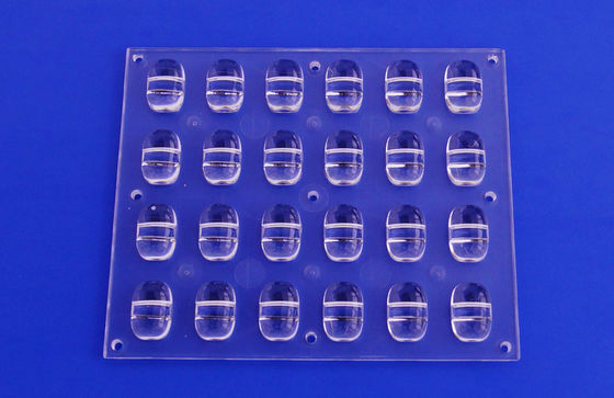 24W LED Street Light Retrofit Kits PC Bridgelux Lens For Replacement 100W HPS Lamp