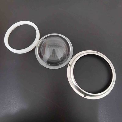 100W High Power LED Lens / 60 Degree LED Optics Lenses For High Bay Light , 100x39mm
