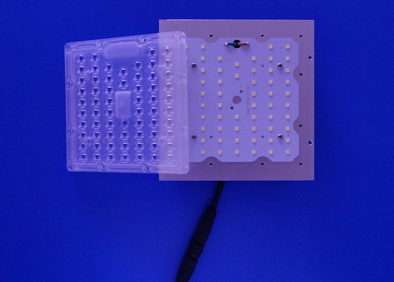 64LEDs 50W PC Array Lens Module 80x150 Degree 130-140LM/W
