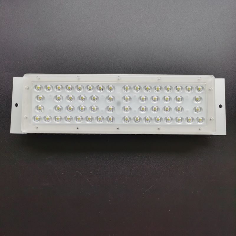 56 W SMD 3030 PC Led Light Lens , Led Street Light Lens For Led Road Lamp