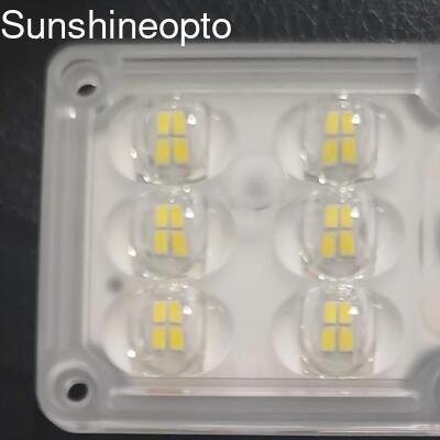 3030 SMD LED PCB Board for 30 to 45W Street Light Modules with Customized Lens Design