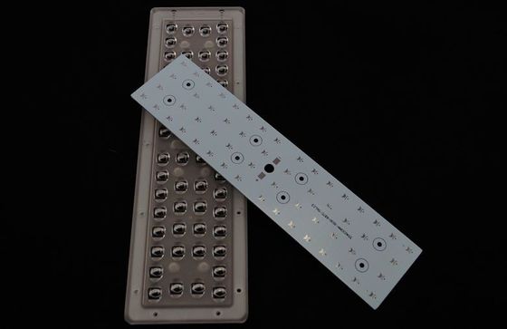 Οπτικός φακός LED υλικού PC με σειρά 56W και πολλαπλές γωνίες δέσμης για φως δρόμου και οδικό φως LED