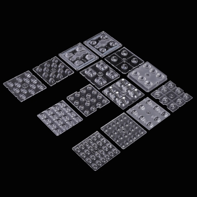 50x50mm Led Lens 4/6/8/12/16/24 σημεία πλαστικών pmma Led οπτικούς φακούς για το φως του δρόμου / φωτισμό πλημμύρας