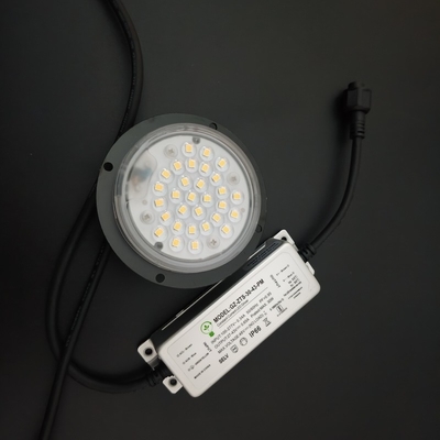 20w 30w 3000k στρογγυλό LED μοντέλο μαύρο θερμοκηλίδα 90 μοίρες φακό για LED μετά το φως