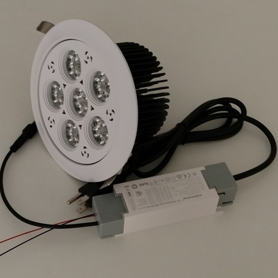 40w 36 βαθμούς 3000K-9000K IP20 LED Downlight Σφωτόφωτο με χαμηλώσιμο οδηγό εσωτερικό φωτισμό
