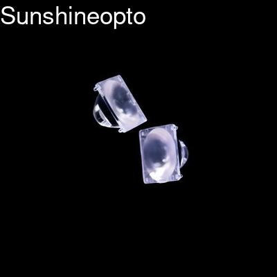 Στενή γωνία δέσμης 10 μοίρες Διαμετρήματος 22 mm Οπτικός φακός LED με οπτικό βαθμό PMMA για εξωτερικό φωτεινό φως