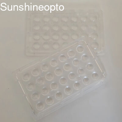 Εργοστασιακό προσαρμοσμένο σύστημα φακών LED 60 μοιρών για μονάδες LED 3030/5050/7070