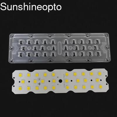 7070 SMD LED Street Light Module με γωνία δέσμης 158x103 μοίρες και 5050 SMD LED Chip για φωτισμό πεζοδρομίου 50W-120W
