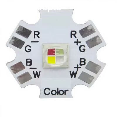 Τσιπ LED υψηλής ισχύος 10W RGBW για φωτισμό σκηνής 120° ευρείας δέσμης RGBW LED Emitter Κατασκευαστής