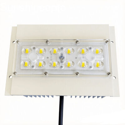 Μονάδα LED Street Light 60W 7070 με οπτικό φακό 158×103 μοιρών & PCB αλουμινίου για φωτισμό δρόμου