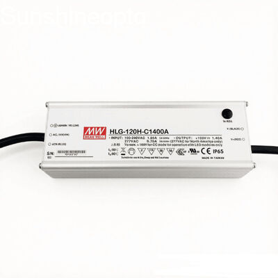 Αδιάβροχο τροφοδοτικό LED 120W Meanwell Driver Σταθερού Ρεύματος με Αλουμινένιο Κέλυφος