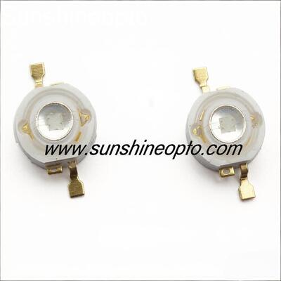 3W Πράσινο LED υψηλής ισχύος 520–530nm 160–180lm Εκπομπός LED υψηλής φωτεινότητας για φωτισμό σκηνής