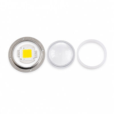 Γυάλινος φακός LED με γωνία δέσμης 78 mm 120 μοιρών με διαπερατότητα 93% για High Bay Light