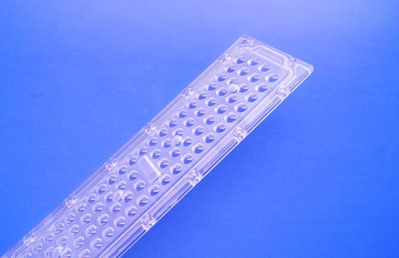 50W SMD 3030 LED Street Light Lens με 136x78 βαθμούς κάθετη γωνία και οπτικό υλικό PC